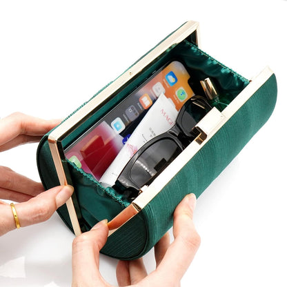 Women's Evening Bag Clutch Purses Tassel Crossbody Bags for Wedding Prom Night out Party
