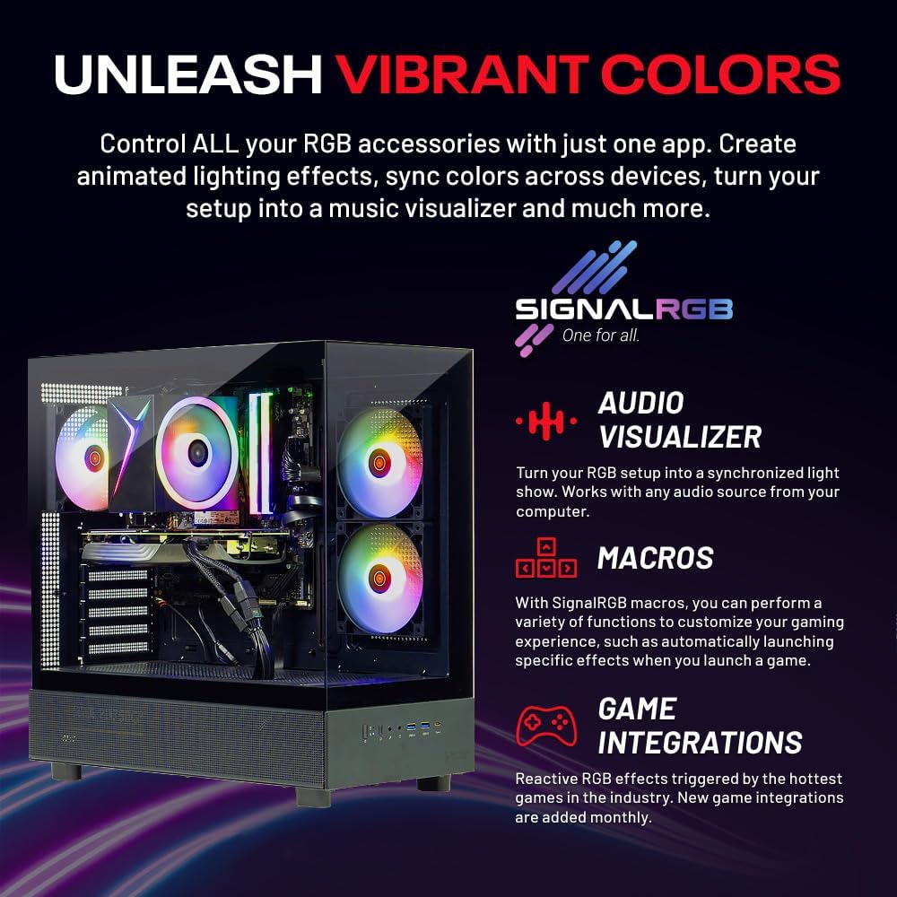 Skytech Shadow Gaming PC, Intel i5 13400F 2.5 GHz (4.6GHz Turbo Boost), NVIDIA RTX 4060 8GB GDDR6X, 1TB NVME, 32GB DDR5 RAM 5200 RGB, 650W Gold PSU, Wi-Fi, Win 11 Home