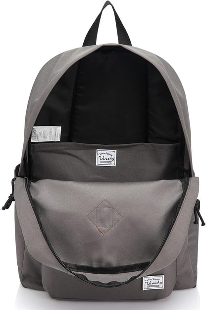 School Backpack for Kids, VASCHY Lightweight Water Resistant Casual Schoolbag Daypack for Men Women Teen Boys Girl Bookbag