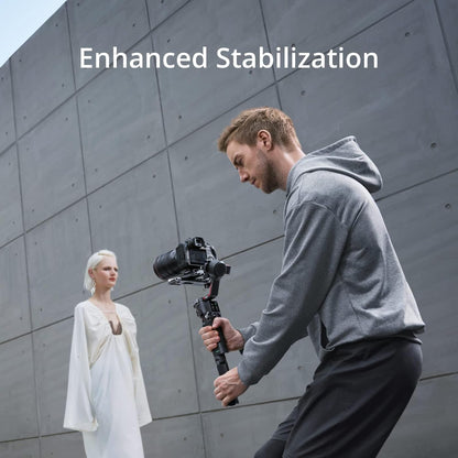 DJI RS 3 Mini, 3-Axis Gimbal Stabilizer for Cameras Canon/Sony/Panasonic/Nikon/Fujifilm, 2 kg (4.4 lbs) Tested Payload, Camera Stabilizer, Camera Gimbal with Native Vertical Shooting