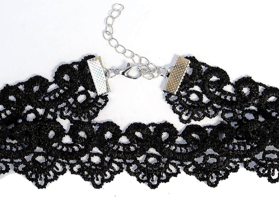 OLYPHAN Black Cat Costume for Women with Lace Cat Mask, & Lace Choker, Mask and Ears for Halloween, Cat Costume Accessories