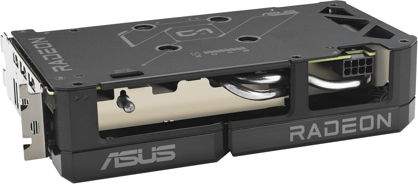 ASUS Prime Radeon™ RX 9060 XT 16GB GDDR6 OC Edition Graphics Card (PCIe 5.0, HDMI/DP 2.1, 2.5-Slot Design, axial-tech Fans, Dual Ball Fan Bearings, Dual BIOS, ASUS GPU Guard)
