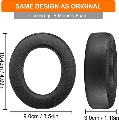 HS60 Earpads, GVOEARS Replacement Ear Pads Cushion for Corsair HS70 HS60 HS50, Softer Durable Knitted Gaming Headset Noise Isolation Earpads (Grey)