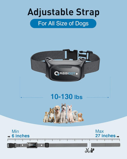 ABBIDOT Shock Collar, 3300Ft Dog Training Collar, 5 Training Modes Dog Shock Collar with Remote, Waterproof Rechargeble Security Lock E Collar for Small Medium Large Dogs