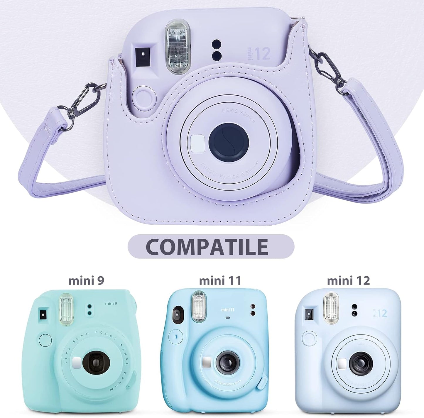 Purilite Select Camera Case for Instax Mini 12/11/9