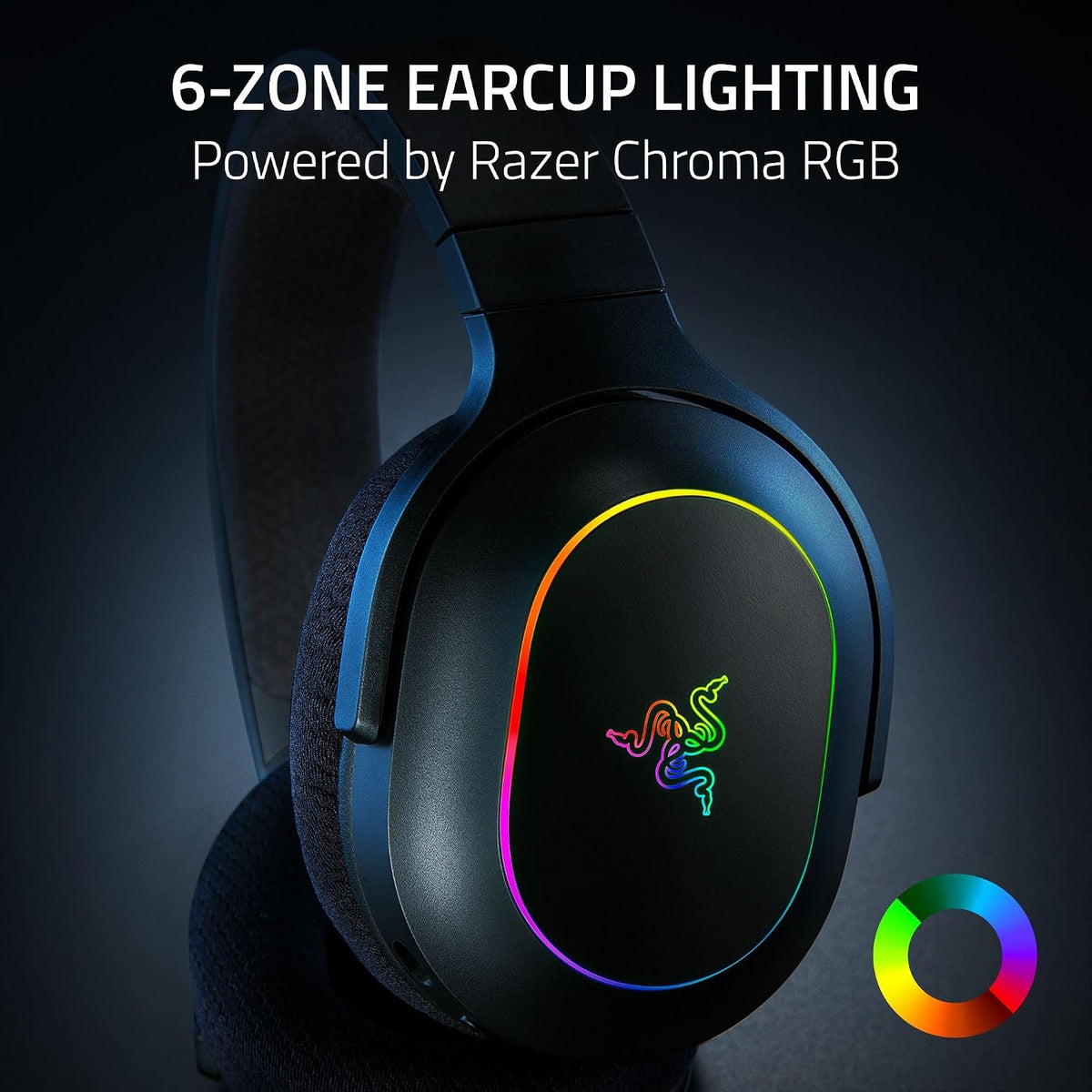 Razer Barracuda X Chroma Wireless Gaming Headset, 2.4 Ghz, Black Bluetooth, Lightweight, Chroma RGB, 40mm Drivers, Cardioid Mic, 70 Hr Battery, for PC, Mac, PS5, Switch 2, Smartphone
