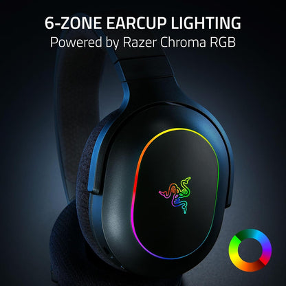 Razer Barracuda X Chroma Wireless Gaming Headset, 2.4 Ghz, Black Bluetooth, Lightweight, Chroma RGB, 40mm Drivers, Cardioid Mic, 70 Hr Battery, for PC, Mac, PS5, Switch 2, Smartphone