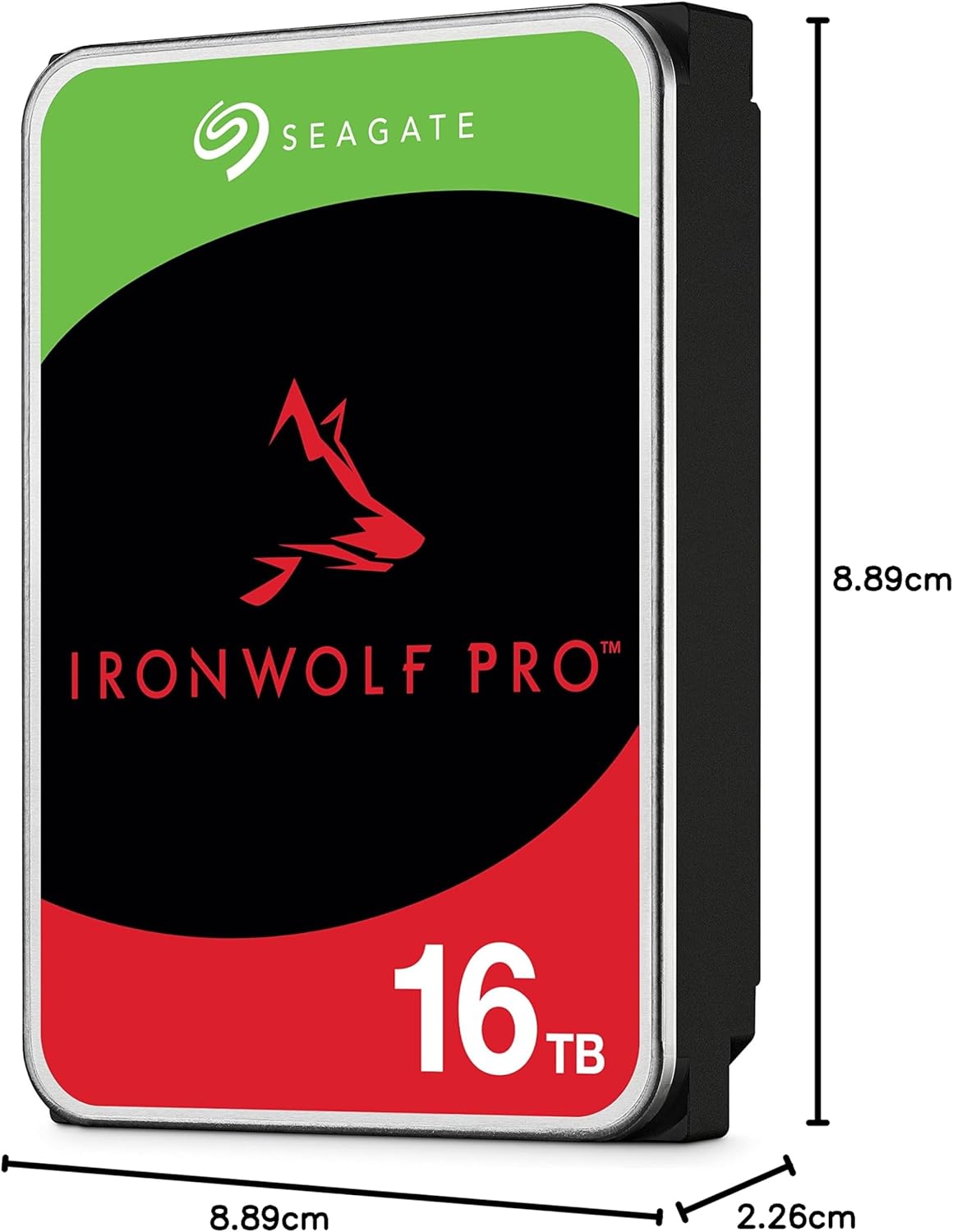 Seagate IronWolf Pro 16TB Enterprise NAS Internal HDD Hard Drive – CMR 3.5 Inch SATA 6Gb/s 7200 RPM 256MB Cache for RAID Network Attached Storage, Rescue Services - FFP g (ST16000NTZ01)