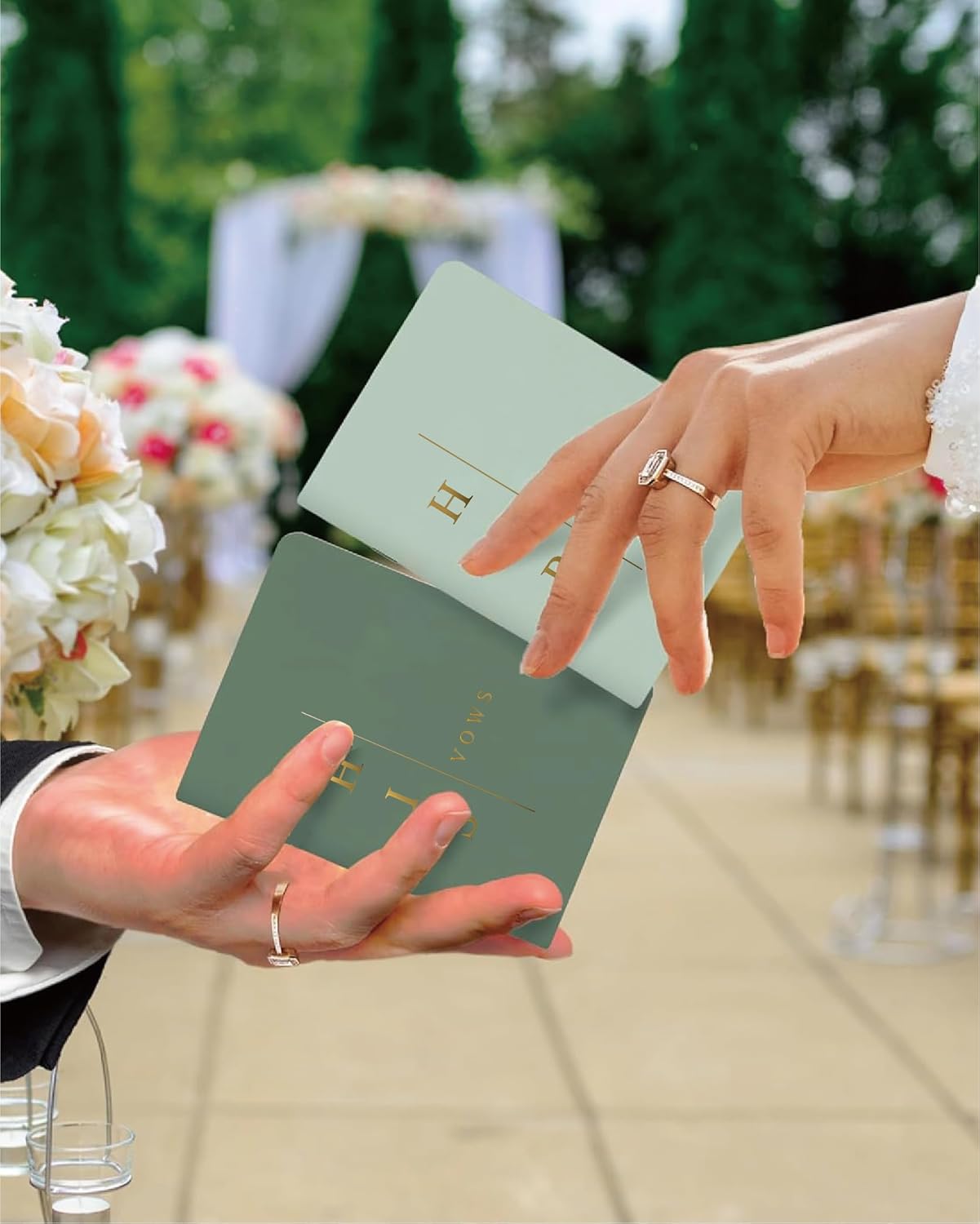 GroomBrideGifts Wedding Vow Book for His and Hers, Soft Touch, Perfectly Sized Bride and Groom Vow Books, Wedding Essentials, Wedding Registry Ideas, His and Hers Gifts