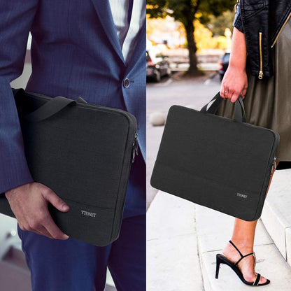 Ytonet Laptop Sleeve, 15.6 inch TSA Laptop Bag Laptop Case Water Resistant Computer Carrying Bag Compatible for Lenovo, HP, Dell, Asus Notebook, Gifts for Men Women, Grey