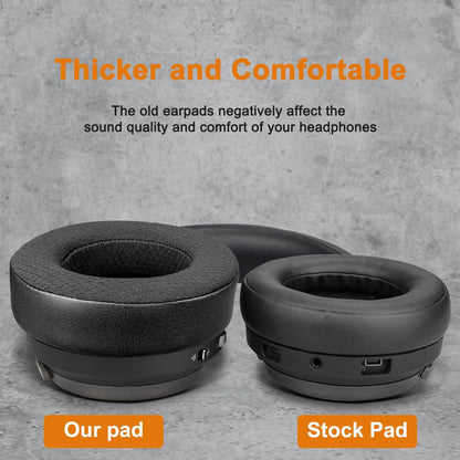 SOULWIT Ear Pads Replacement for Corsair Virtuoso RGB Wireless XT SE Gaming Headset, Earpads Cushions with Mesh Fabric, High-Density Noise Isolation Foam, Added Thickness - Black