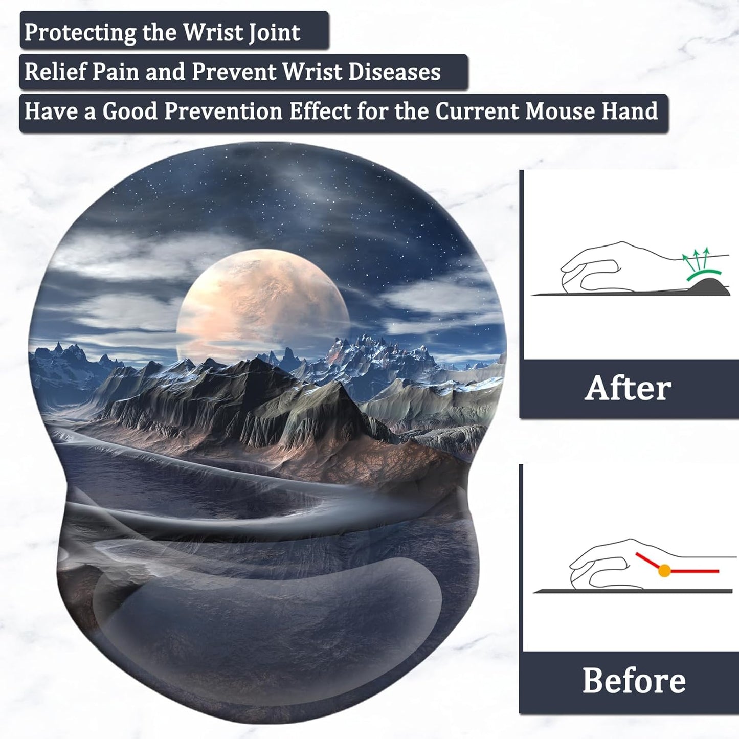 Purilite Select Ergonomic Mouse Pad