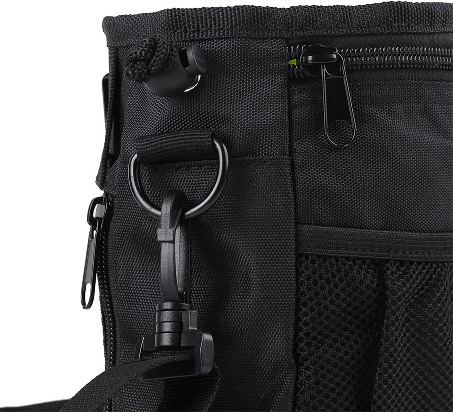 Pet Treat Bag, Dog Obedience Training Waist Pouch Reward Bait Bag Food Snack Small Items, Storage Bags with Shoulder and Strap Built in Poop Dispenser for pet