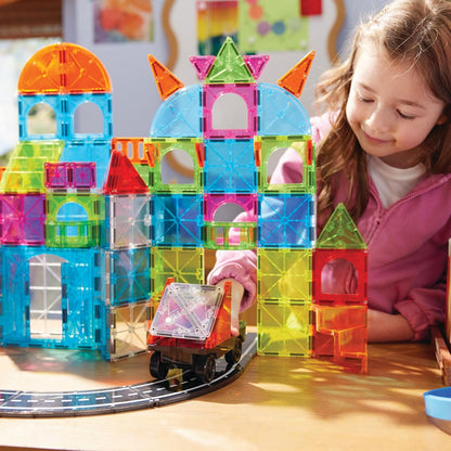 MAGNA-TILES� City Center 110-Piece Magnetic Construction Set, The Original Magnetic Building Brand