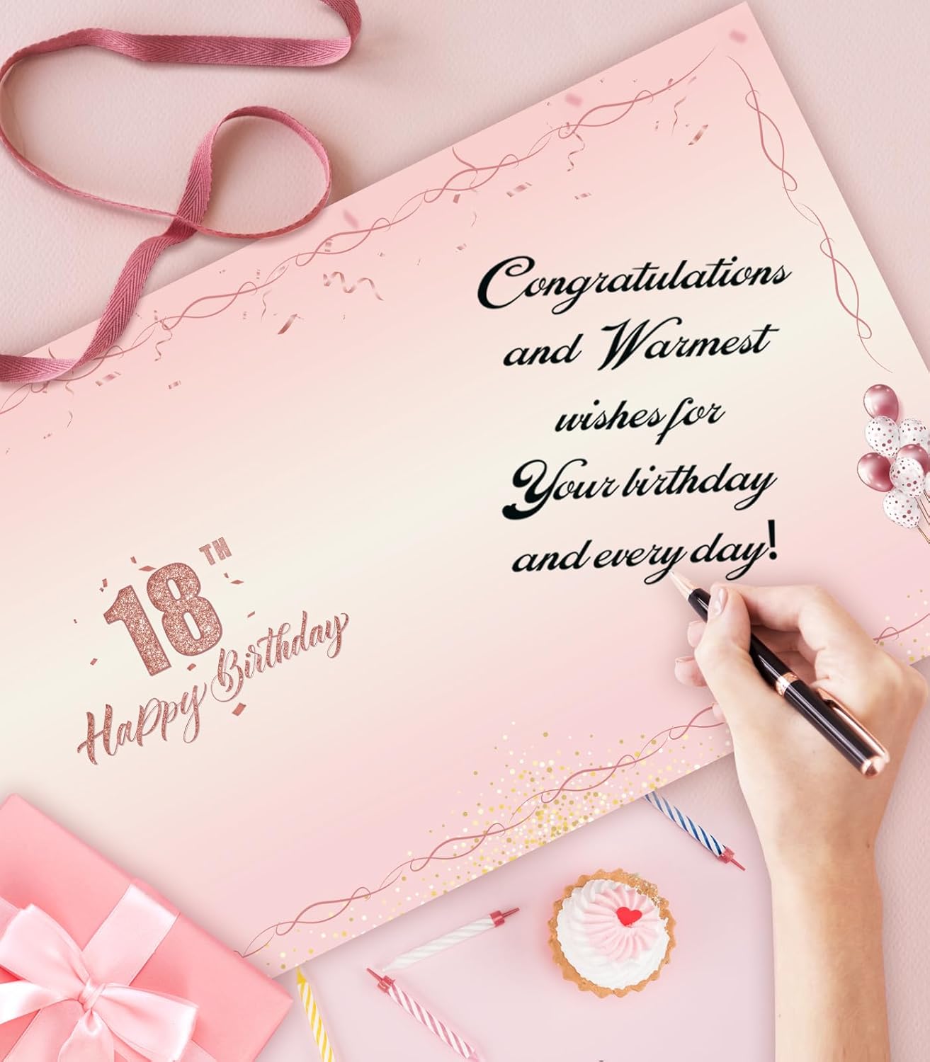 50th Birthday Card, Jumbo CANADA 25x20cm Back in 1975, Gilding Happy 50th Birthday Decoration for Woman, Men, Funny 50 Birthday Gifts for Wife, Husband, Him, Her, Mom