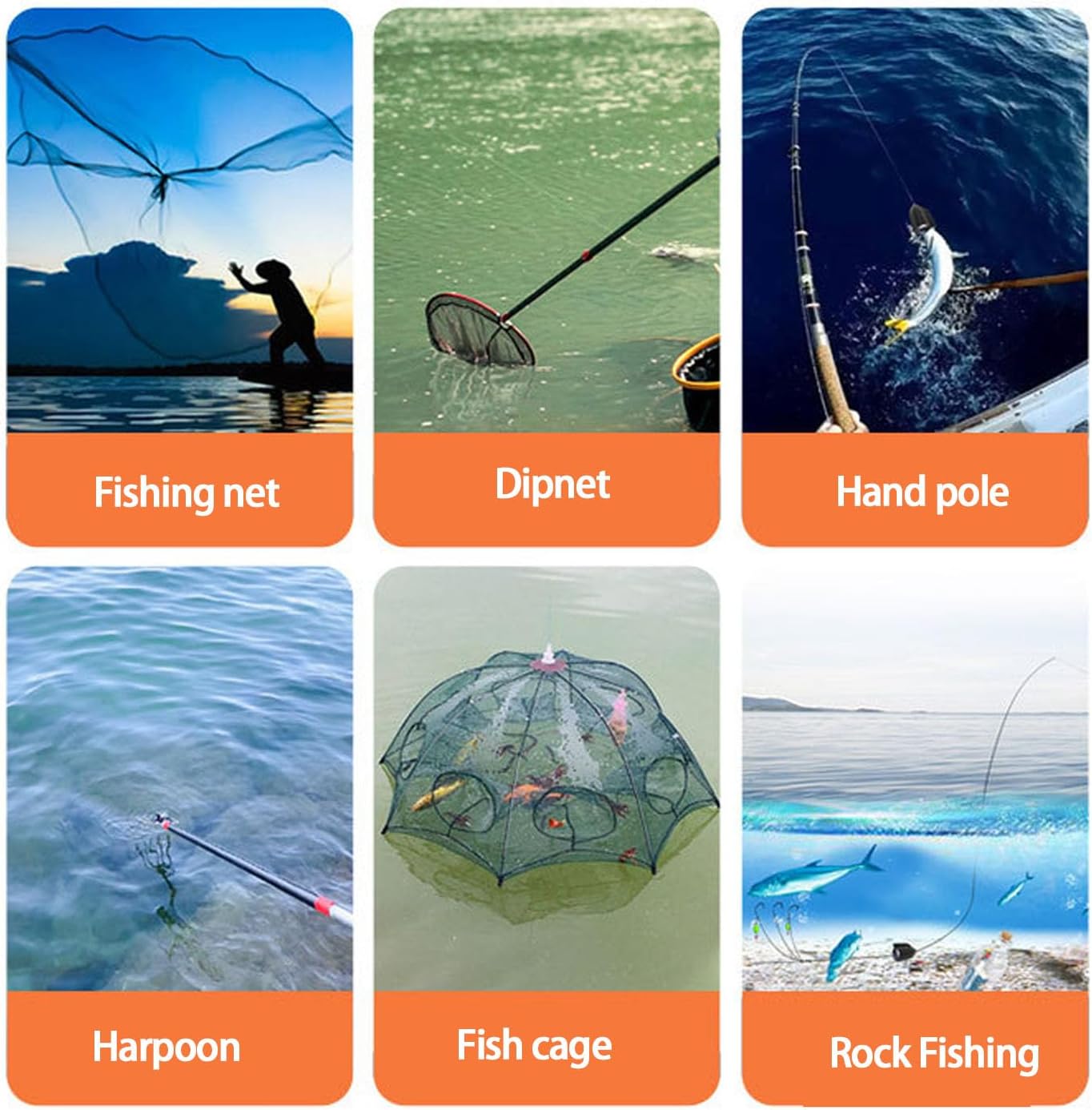 Underwater Fishing Camera, Waterproof Fish Finder 1080P FHD Visual Night Vision, 5000mah Rechargeable Battery, 98.43ft Cable, for Ice Lake Sea Boat Kayak Fishing