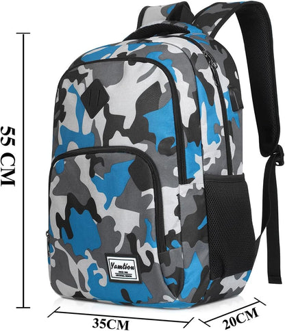 Backpack for Teen Girls,Boys School Backpack for Women with USB,College Backpack,Big Flower