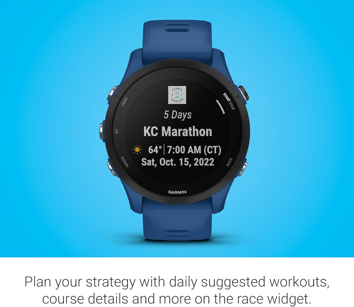 Garmin Forerunner® 255 Music, GPS Running Smartwatch with Music, Advanced Insights, Long-Lasting Battery, Black, 46 MM