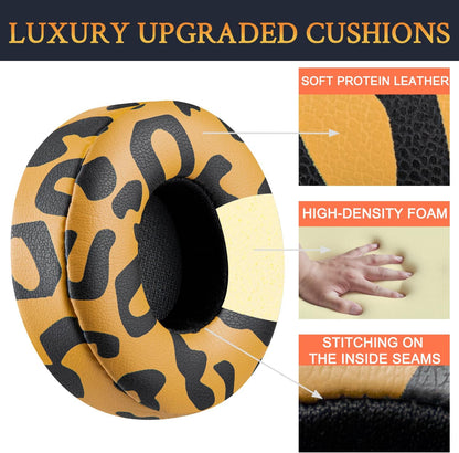 SoloWIT® Ear Pads Cushions Replacement, Earpads for Beats Solo 2 & Solo 3 Wireless On-Ear Headphones with Soft Protein Leather, Stronger Adhesive, Noise Isolation Memory Foam - Black