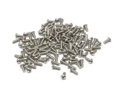 iexcell 50 Pcs M6 x 20mm Thread Pitch 1 mm Stainless Steel 304 Hex Socket Button Head Cap Screws Bolts Kit