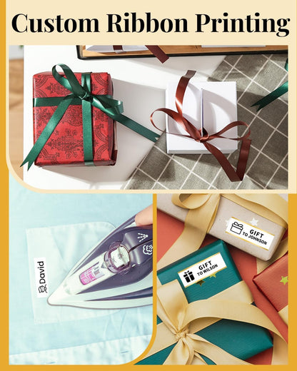 Phomemo A30 Label Laker Machine, Mini Bluetooth Portable Color Text Label Printer, Smart Thermal Transfer Printing Sticker Printer for Home Office Small Business School