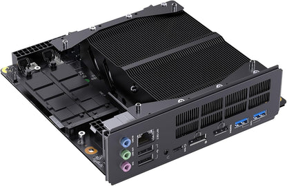 MINISFORUM BD795i SE Mini ITX Motherboard, AMD Ryzen 9 7945HX, 16 C/32 T,Up to 5.4 GHz,PCIe 5.0 x16 Slot, Dual PCIe4.0 M.2 Support, DDR5,8K Triple Output with HDMI/DP/USB-C, RJ45 2.5G, USB 3.2 Gen 2