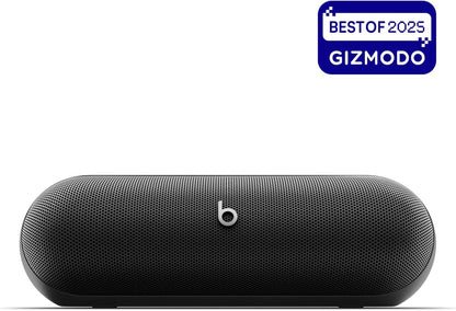 Beats Pill - Portable Bluetooth Speaker, Up to 24H Battery Life, Water Resistant, Bluetooth, Apple & Android Compatible, Seriously Loud Sound for Home, Outdoor & Travel- Matte Black