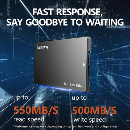 Fanxiang S101 1TB SSD SATA III 6Gb/s 2.5" Internal Solid State Drive, Read Speed up to 550MB/sec, Compatible with Laptop and PC Desktops(Black)