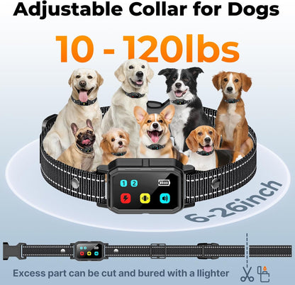 2 Dogs Shock Collar with Remote- 3300ft Range Dog Training Collar for Small Medium Large Breed, 3 Modes (Beep, Vibration, Safe Shock), Rechargeable IPX7 Waterproof E-Collar for Dogs