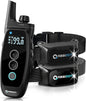 ABBIDOT Shock Collar 2 Dogs - 3300ft Dog Training Collar with Remote, 151 Levels Electric Collar, Safety Lock, Waterproof Rechargeable E Collar for Small Medium Large Dogs (Deep Black, 2 Collars)