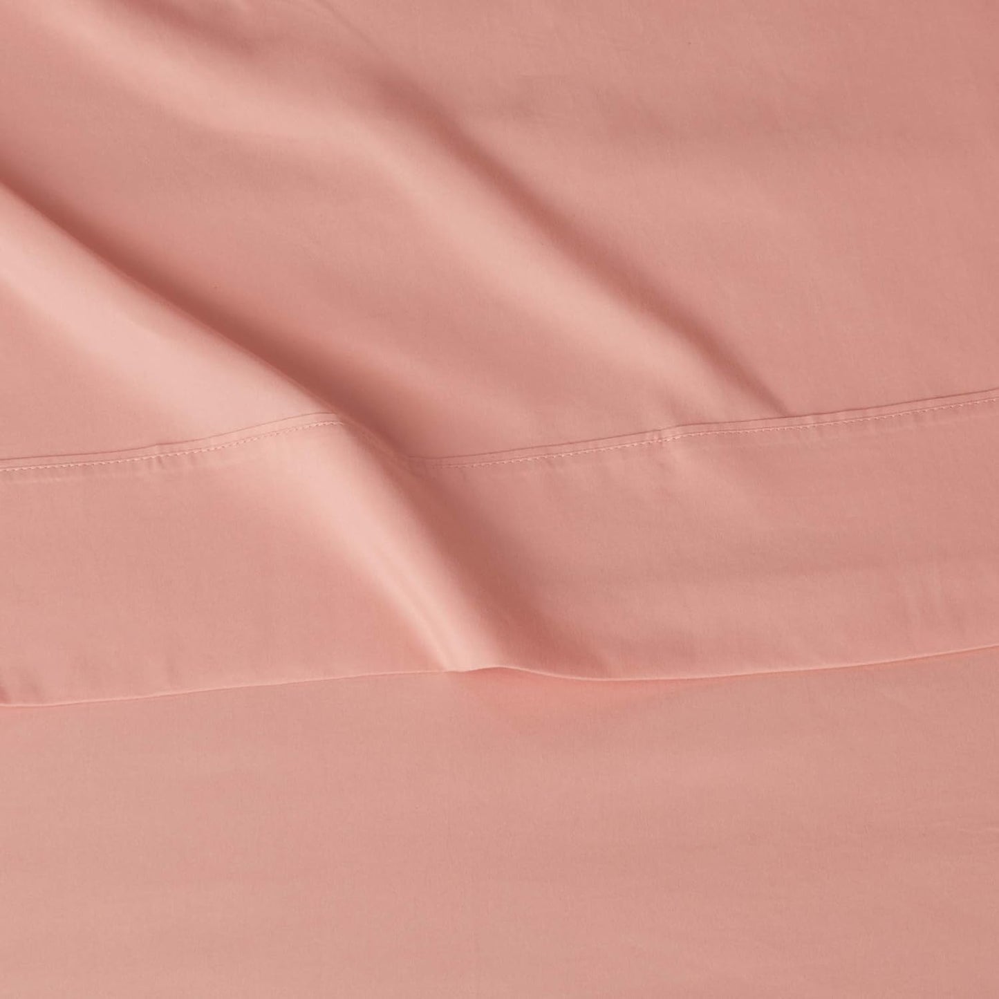 Amazon Basics Lightweight, Breathable Microfiber 4-Piece Bed Sheet Set with 14-Inch Deep Pockets, Full, Blush Pink, Solid