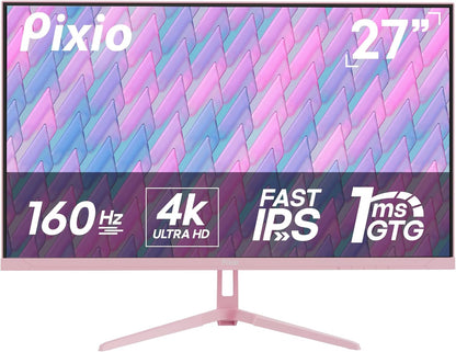 Pixio PX248 Wave 24 inch 200Hz Refresh Rate FHD 1080p Resolution Fast IPS Panel 1ms GTG Response Time Adaptive Sync Gaming Monitor with Adaptive Sync