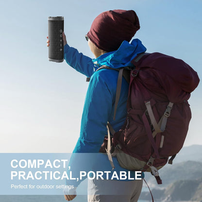 Vanzon Bluetooth Speakers, V40 Portable Wireless Speaker V5.0 with 24W Loud Stereo Sound, 24H Playtime, TWS & IPX7 Waterproof, Suitable for Travel, Beach,Home and Outdoors,Great Choice for Gift