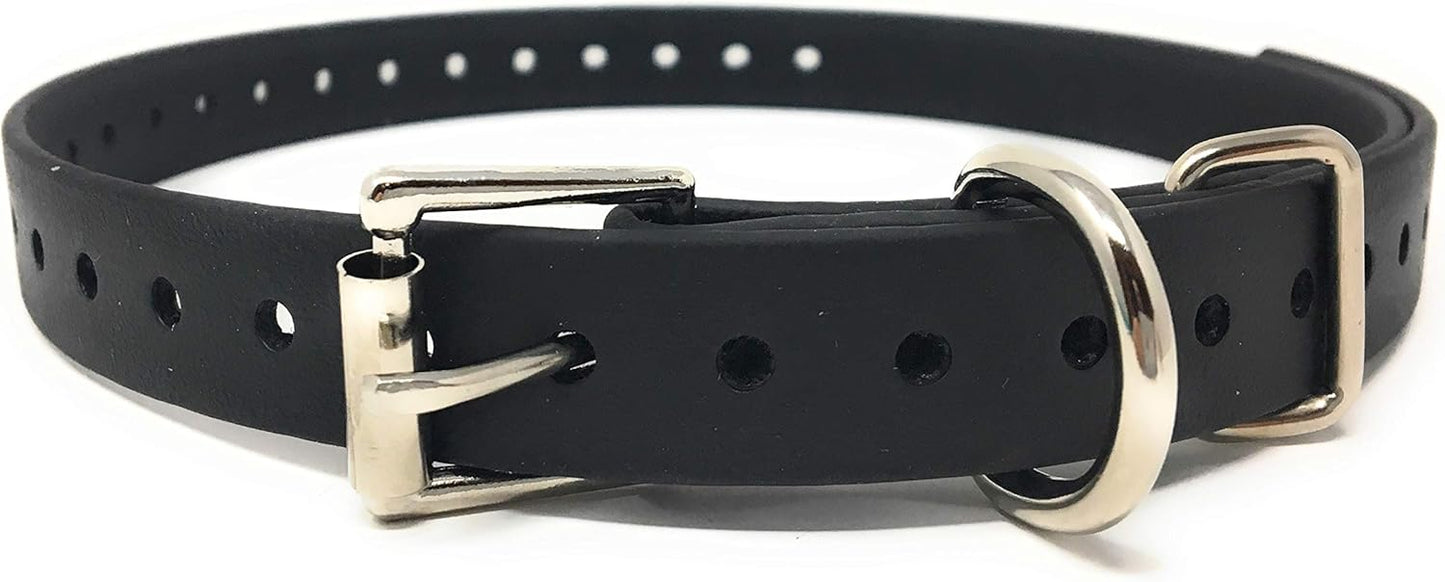 Sparky PetCo Compatible 3/4" Waterproof Biothane Replacement Roller Buckle Dog Collar E Collar Garmin SportDogs (Blue)