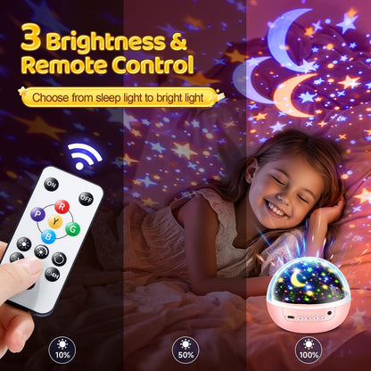 Night Light Projector, 3 Films+93 Colors Kids Projector Night Light