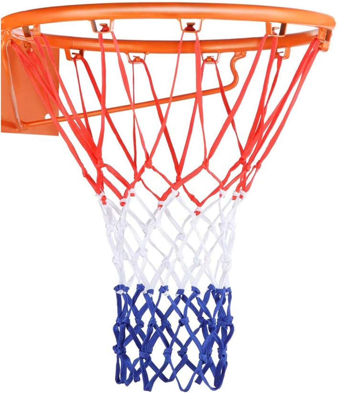Basketball Net Heavy Duty Basketball Sports Net All Weather Replacement Nets Basketball Backboard Accessories for Standard Rim Hoop Outdoor Indoor