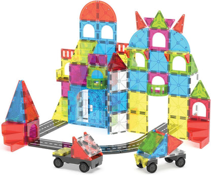 MAGNA-TILES� City Center 110-Piece Magnetic Construction Set, The Original Magnetic Building Brand