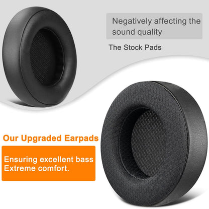 SOULWIT Ear Pads Replacement for Corsair Virtuoso RGB Wireless XT SE Gaming Headset, Earpads Cushions with Mesh Fabric, High-Density Noise Isolation Foam, Added Thickness - Black