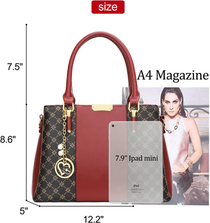 KKXIU Trendy Tote Bag for Women Lightweight Oxford Big Capacity Shoulder Purses and Handbags