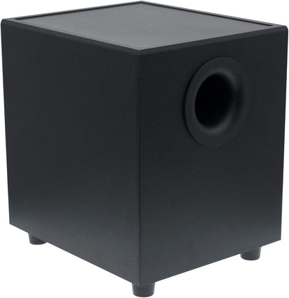 Rockville CT80 8" 50W 70V Commercial Subwoofer, Wall-Mount Bracket, Deep Bass, Wide Frequency, Durable Build, for Restaurants and Conference Rooms