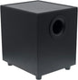 Rockville CT80 8" 50W 70V Commercial Subwoofer, Wall-Mount Bracket, Deep Bass, Wide Frequency, Durable Build, for Restaurants and Conference Rooms
