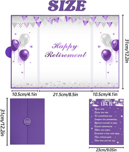Roetyce Retirement Party Decorations, Funny Retirement Guest Book Alternative, Hapyy Retirement Decorations, Best Retirement Gifts for Women Men, Retirement Signature Board Book, Jumbo Retirement Card
