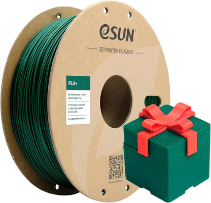 eSUN PLA Plus Filament 1.75mm, PLA Pro PLA+ 3D Printer Filament, Dimensional Accuracy +/- 0.03mm, 2.2 LBS (1KG) Spool 3D Printing Consumables for Most FDM 3D Printers, Black
