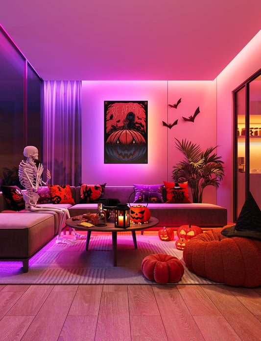 Govee RGBIC Pro LED Strip Lights, 16.4ft Color Changing Smart LED Strips, Works with Alexa and Google, Segmented DIY, Music Sync, WiFi and App Control, LED Lights for Bedroom,Home Decor - PuriLite