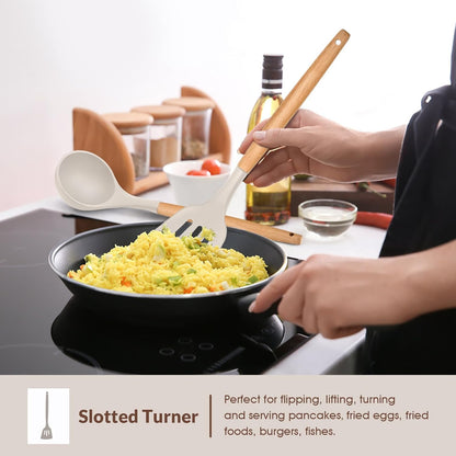 Purilite Select 6-Piece Silicone Cooking Utensil Set