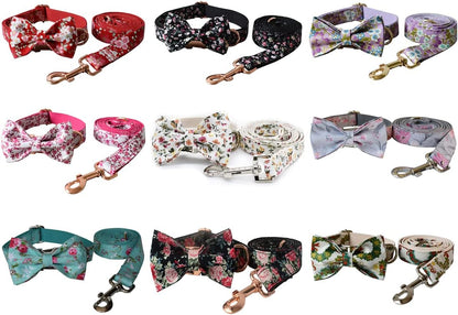 Custom Dog Collar with Metal Buckle - Pet Collars Personalized with Name and Phone Number (Plaid)