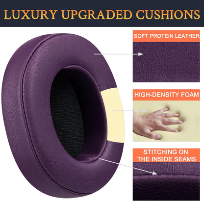 SOULWIT Replacement Earpads for Skullcandy Hesh 3/ANC/Evo & Crusher Wireless/ANC/Evo & Venue ANC Over-Ear Headphones, Ear Pads Cushions with Noise Isolation Foam - Hesh3 PL Black