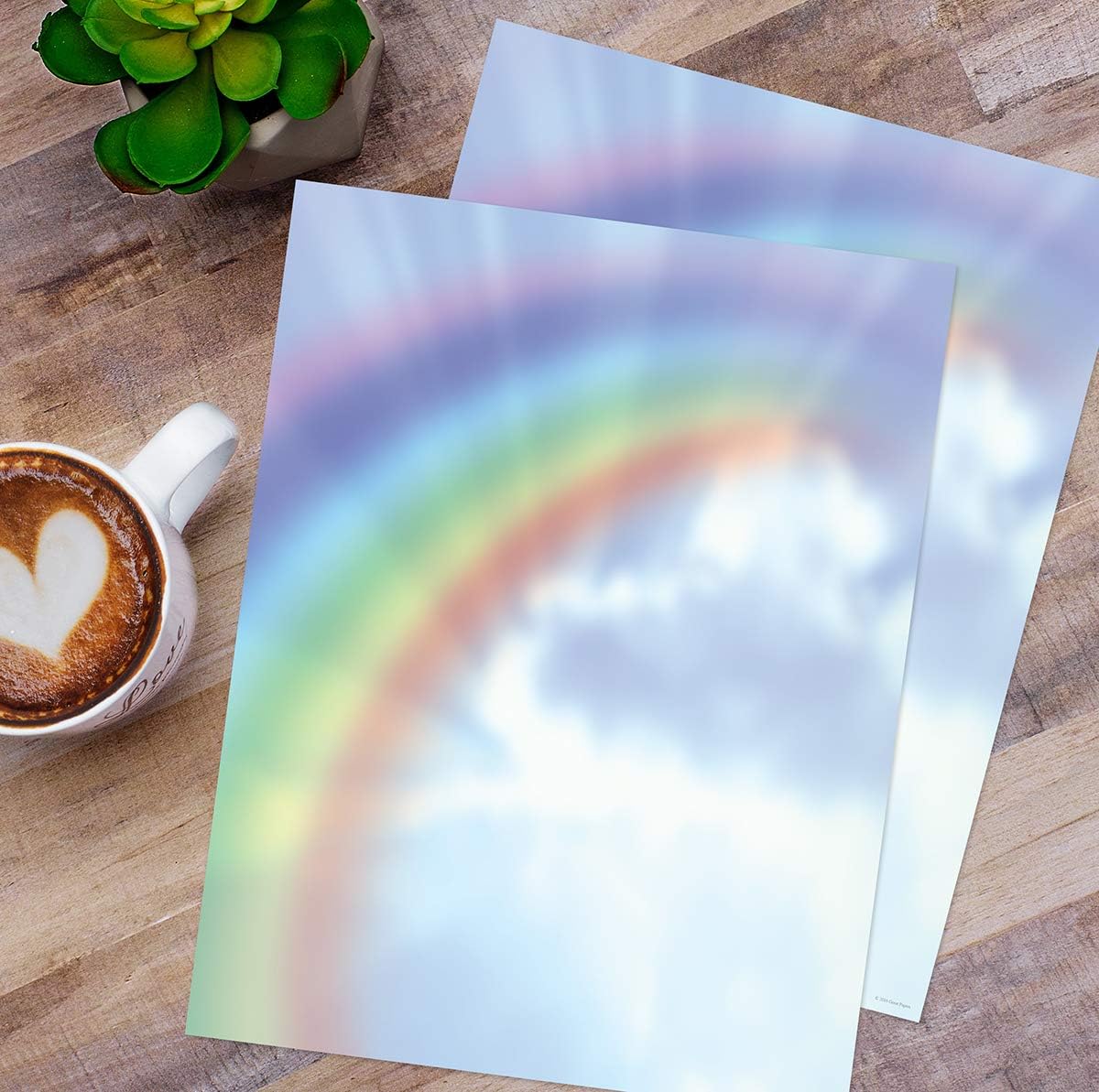 Great Papers! Morning Mist Letterhead, 80 Count, 8.5"x11" (2014250)