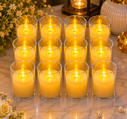 LED Candle – Large | Medium Heart Shape | Small | Elegant Decorative Lighting