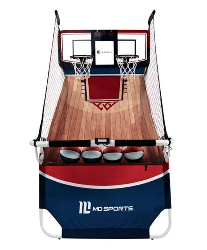 MD Sports Ez Fold 2 Player Arcade Basketball - PuriLite